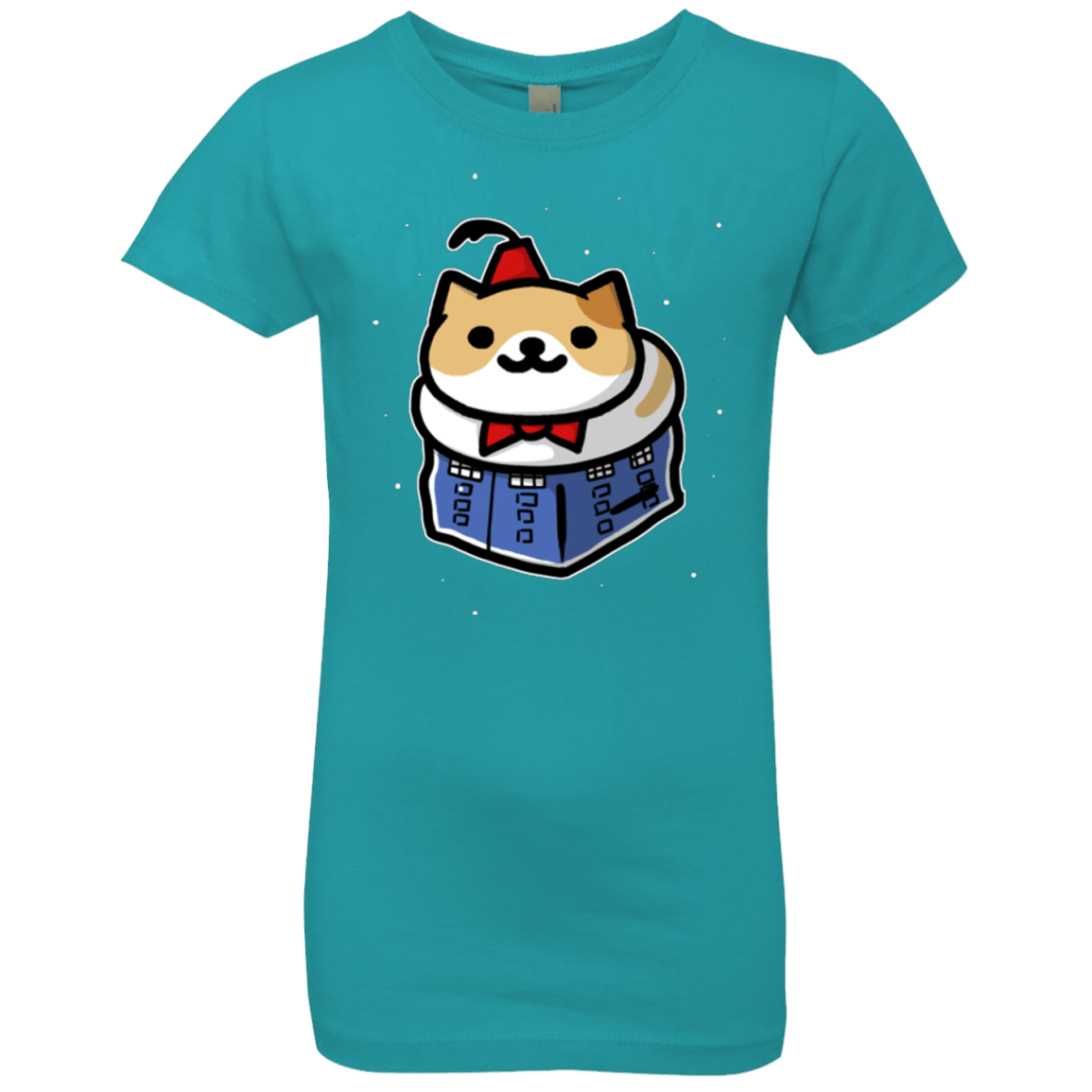 T-Shirts Tahiti Blue / YXS Bigger On The Inside Girls Premium T-Shirt