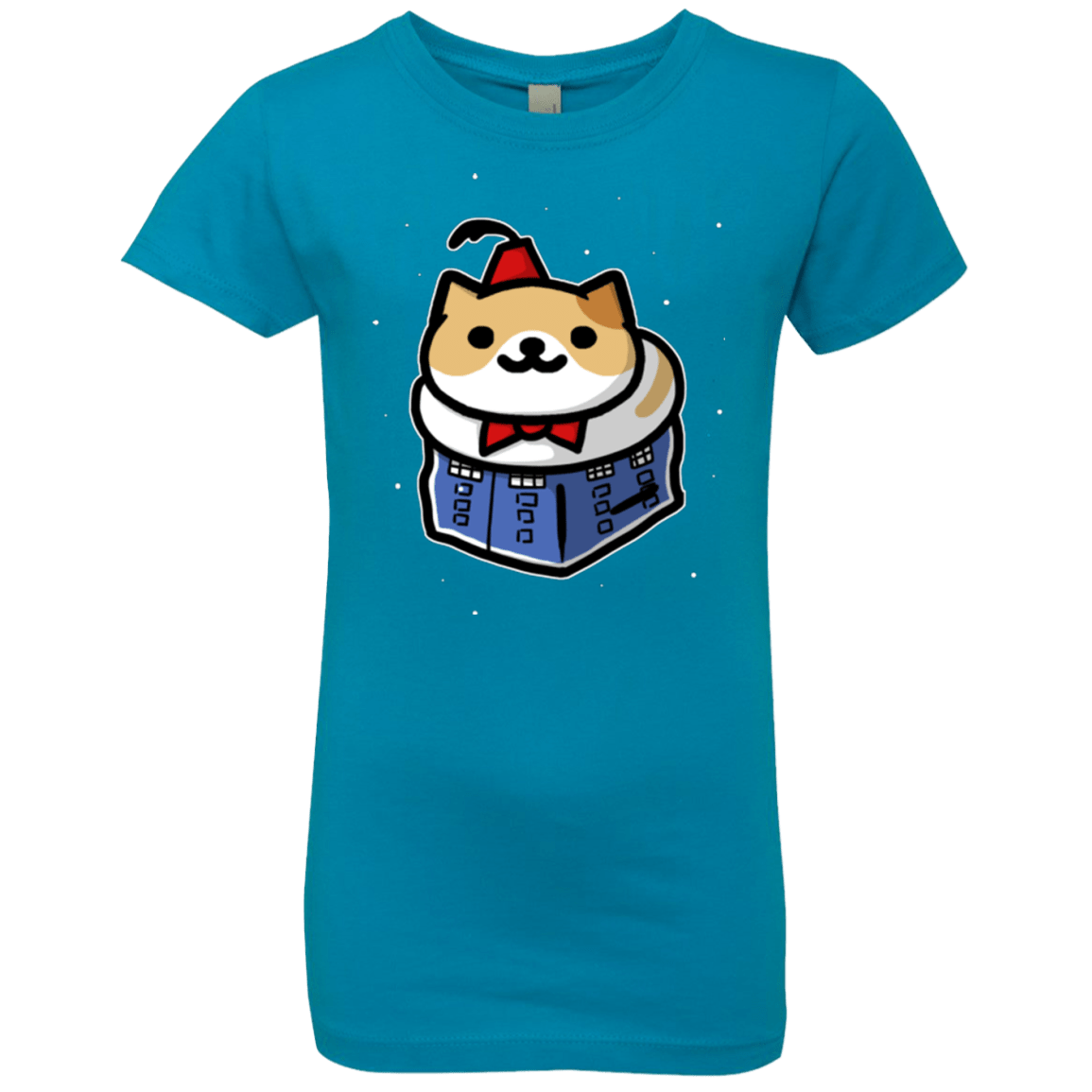 T-Shirts Turquoise / YXS Bigger On The Inside Girls Premium T-Shirt