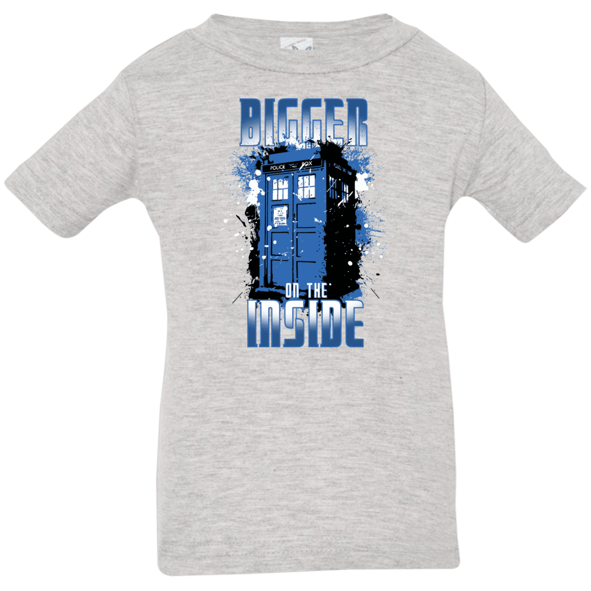 T-Shirts Heather Grey / 6 Months Bigger on the Inside Infant Premium T-Shirt