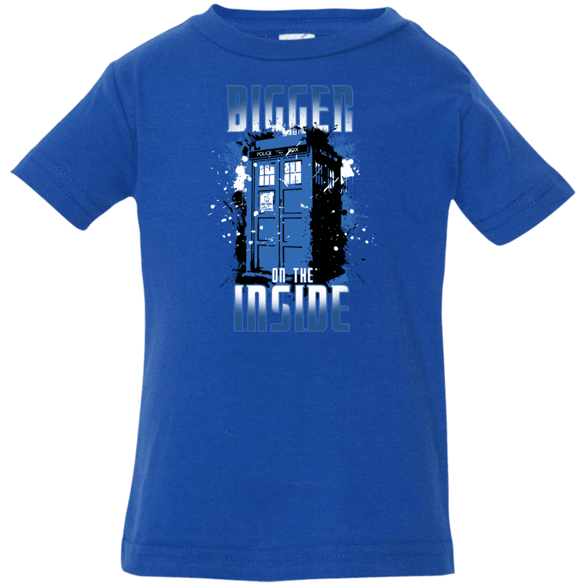 T-Shirts Royal / 6 Months Bigger on the Inside Infant Premium T-Shirt