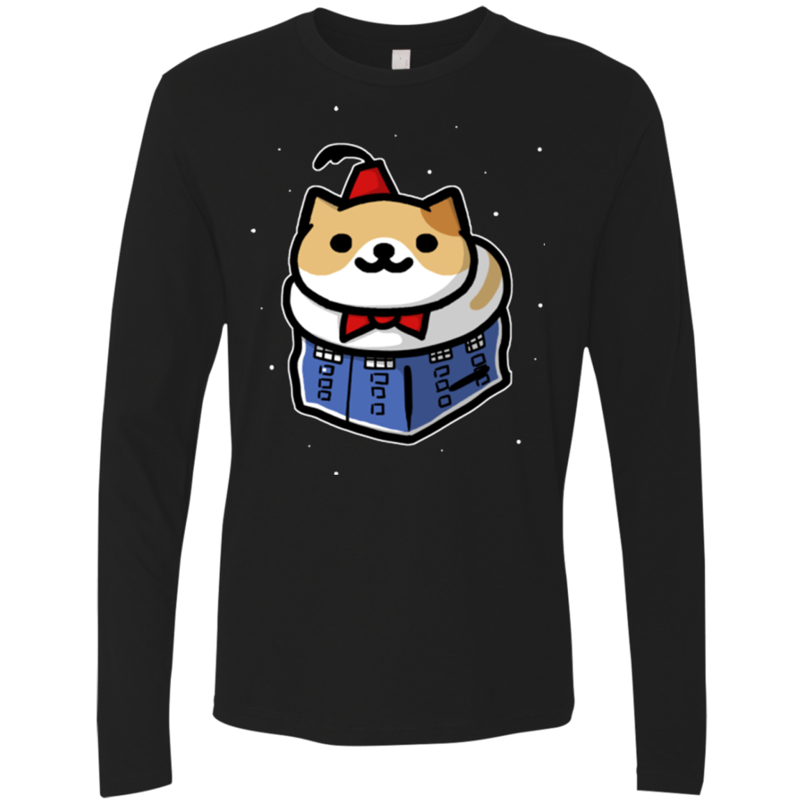 T-Shirts Black / Small Bigger On The Inside Men's Premium Long Sleeve