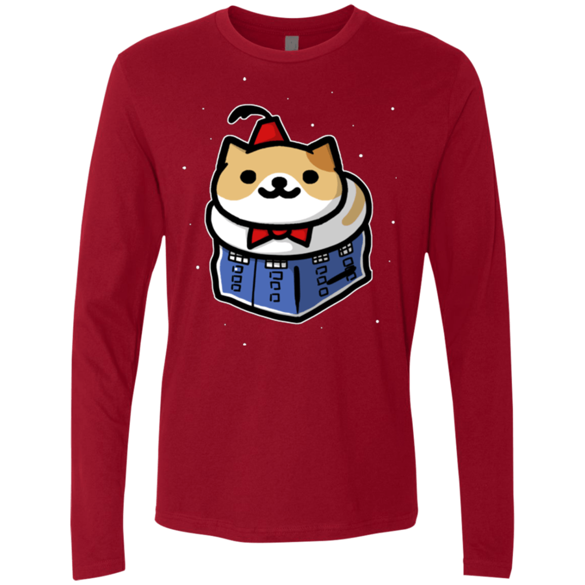 T-Shirts Cardinal / Small Bigger On The Inside Men's Premium Long Sleeve