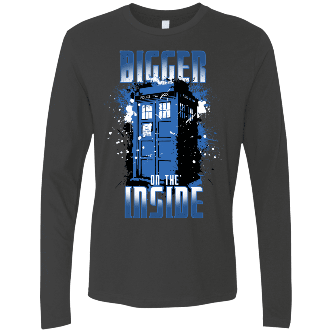 T-Shirts Heavy Metal / S Bigger on the Inside Men's Premium Long Sleeve