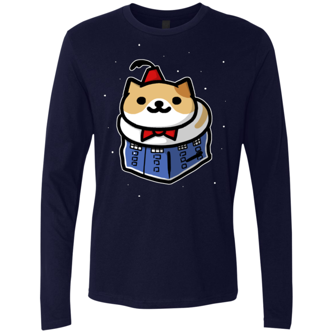 T-Shirts Midnight Navy / Small Bigger On The Inside Men's Premium Long Sleeve