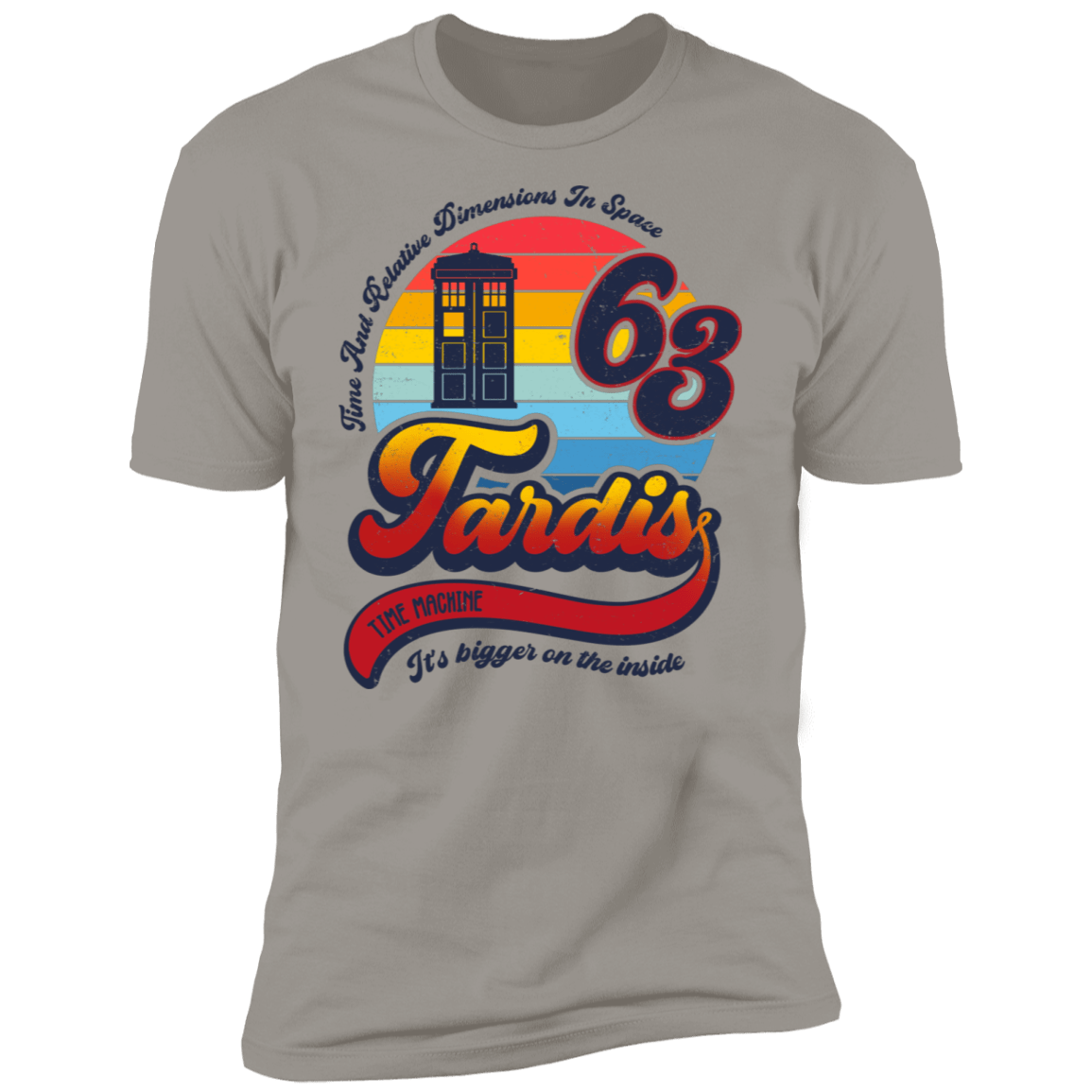 T-Shirts Light Grey / S Bigger On The Inside Men's Premium T-Shirt