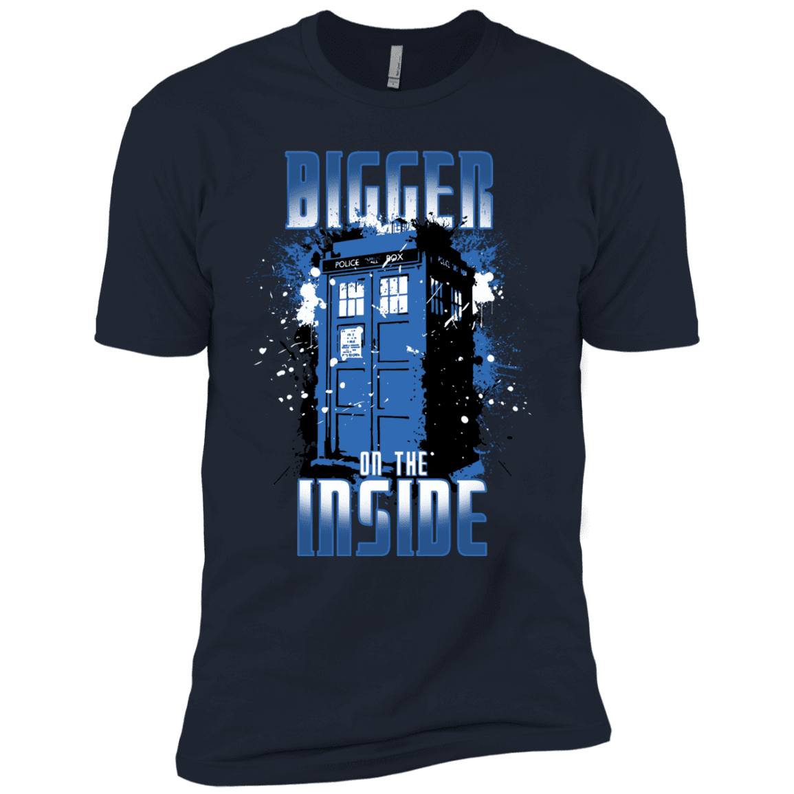 T-Shirts Midnight Navy / X-Small Bigger on the Inside Men's Premium T-Shirt