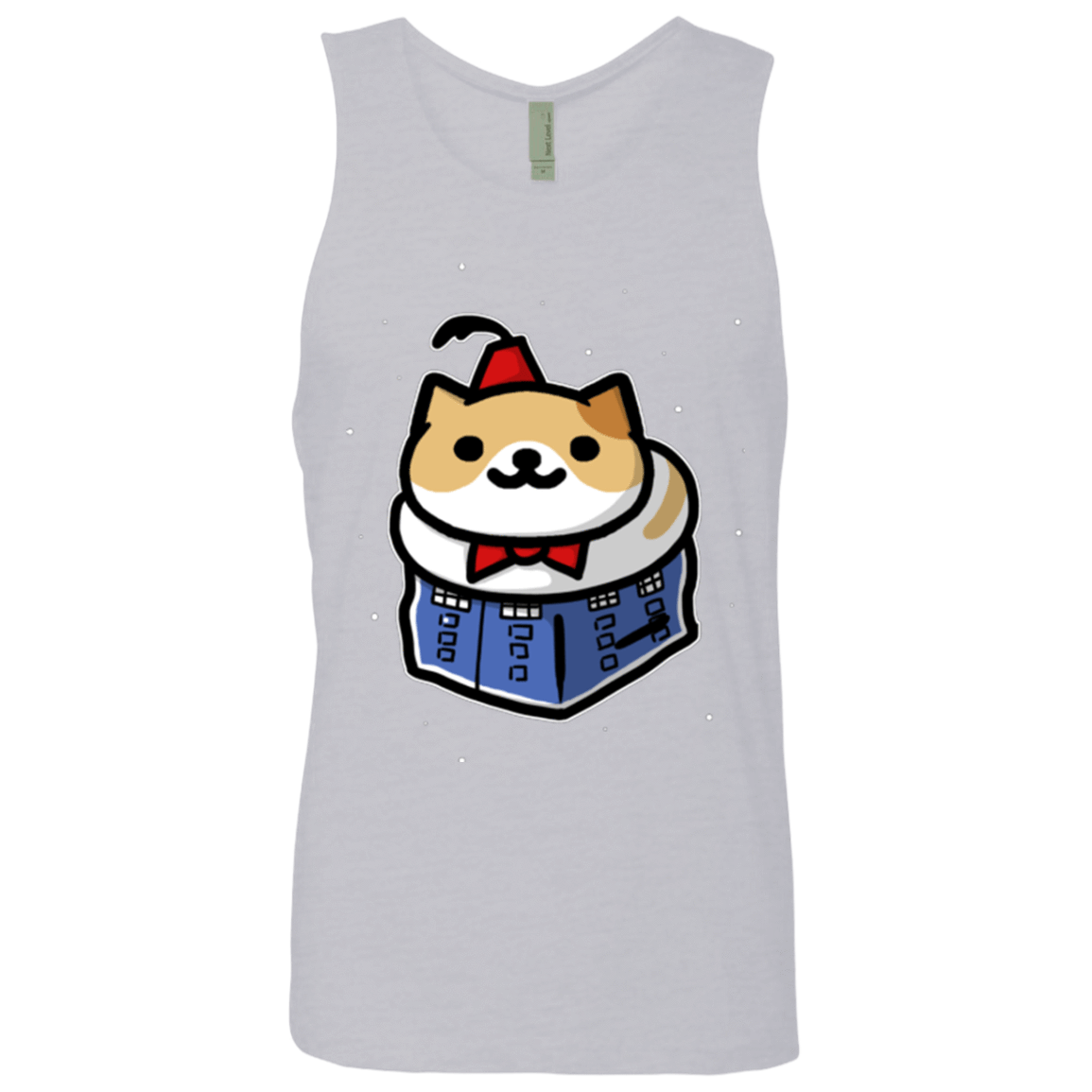 T-Shirts Heather Grey / Small Bigger On The Inside Men's Premium Tank Top