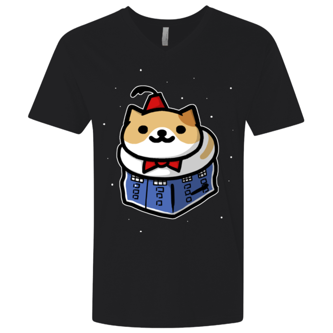 T-Shirts Black / X-Small Bigger On The Inside Men's Premium V-Neck