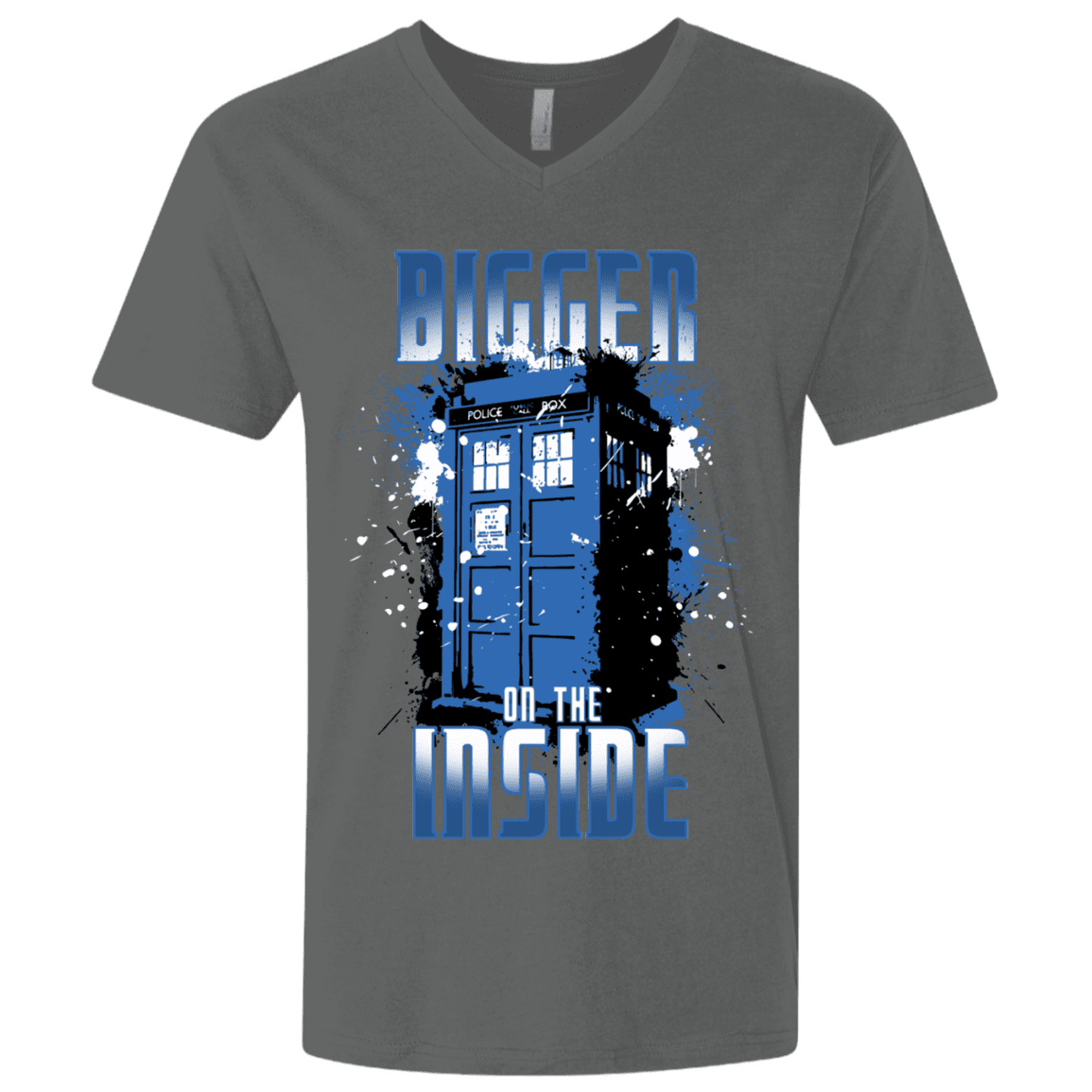 T-Shirts Heavy Metal / X-Small Bigger on the Inside Men's Premium V-Neck