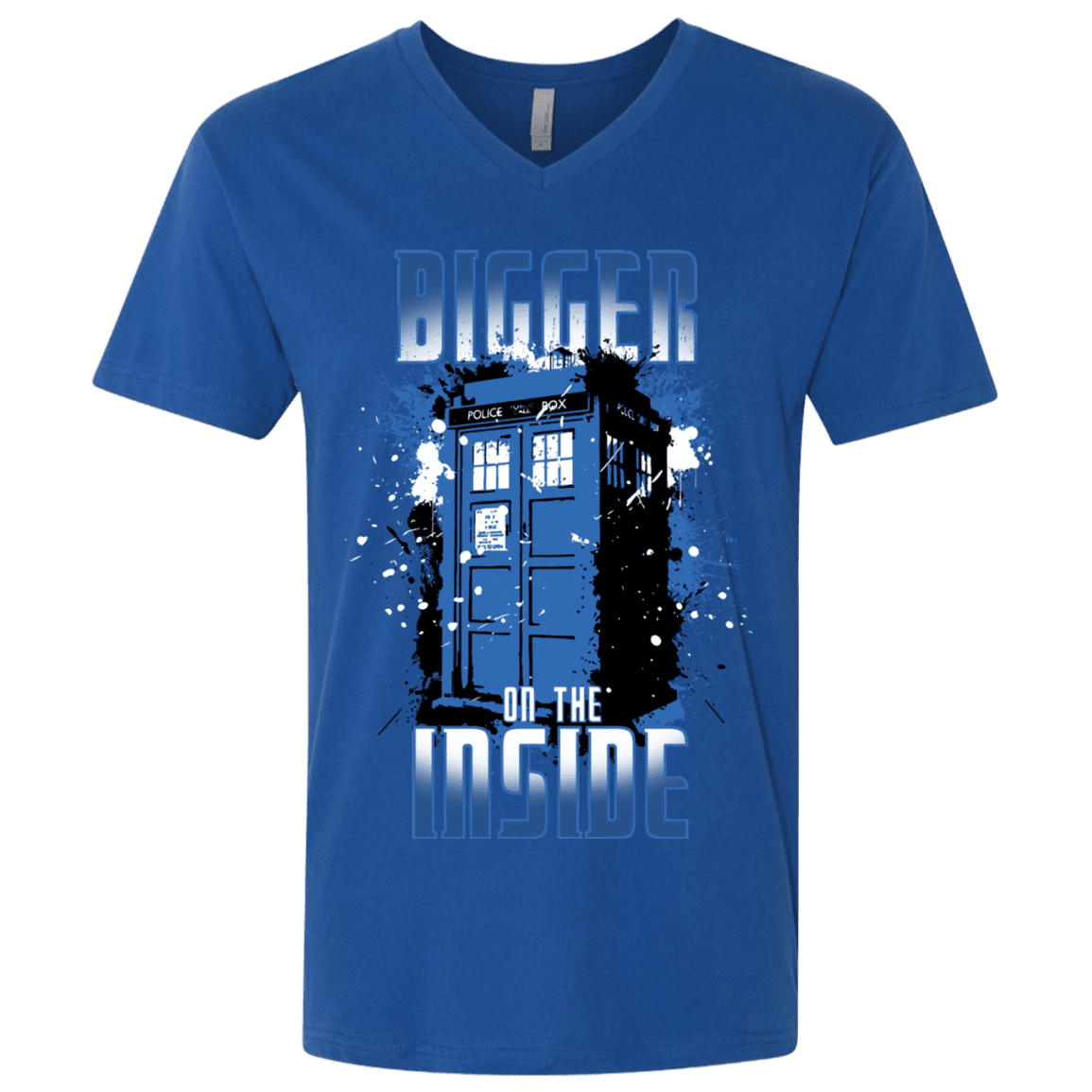 T-Shirts Royal / X-Small Bigger on the Inside Men's Premium V-Neck