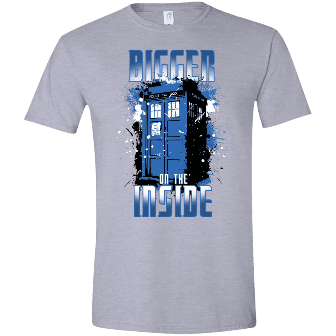 T-Shirts Sport Grey / X-Small Bigger on the Inside Men's Semi-Fitted Softstyle