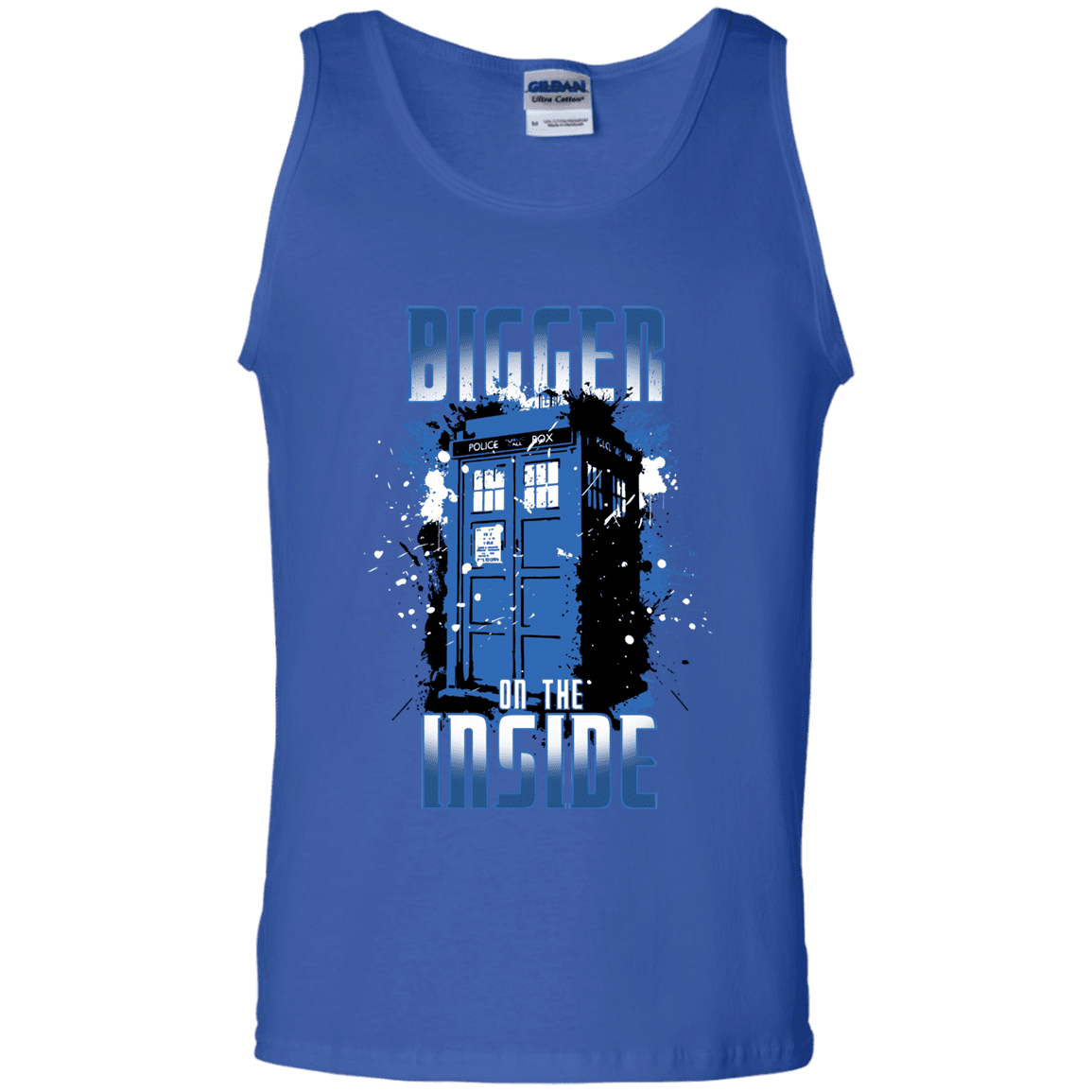 T-Shirts Royal / S Bigger on the Inside Men's Tank Top