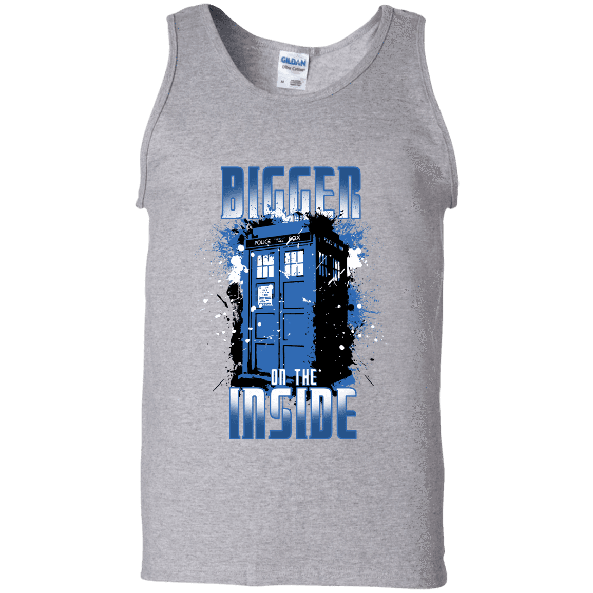 T-Shirts Sport Grey / S Bigger on the Inside Men's Tank Top