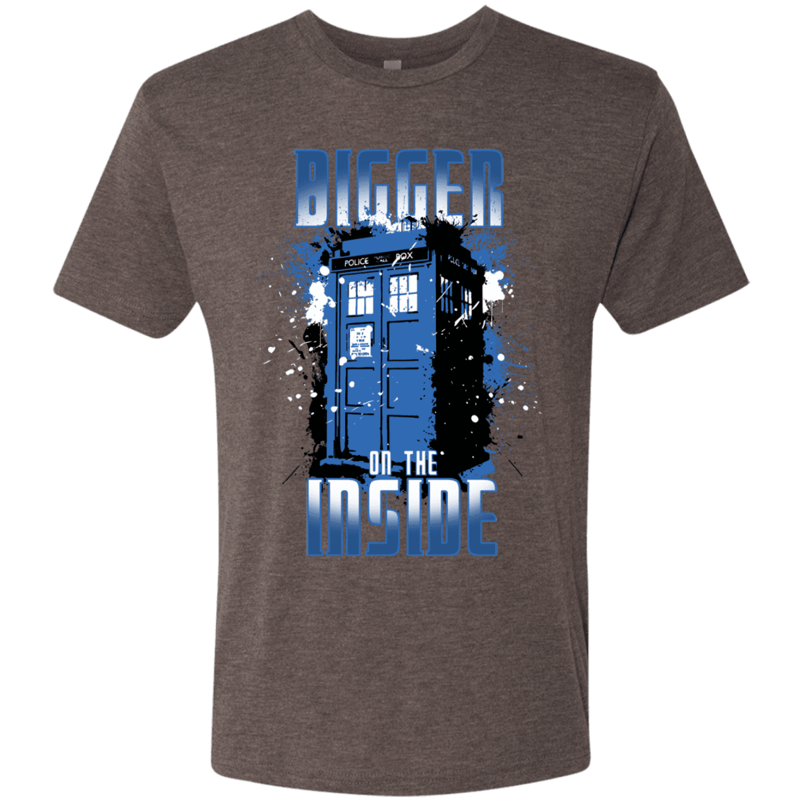 T-Shirts Macchiato / S Bigger on the Inside Men's Triblend T-Shirt