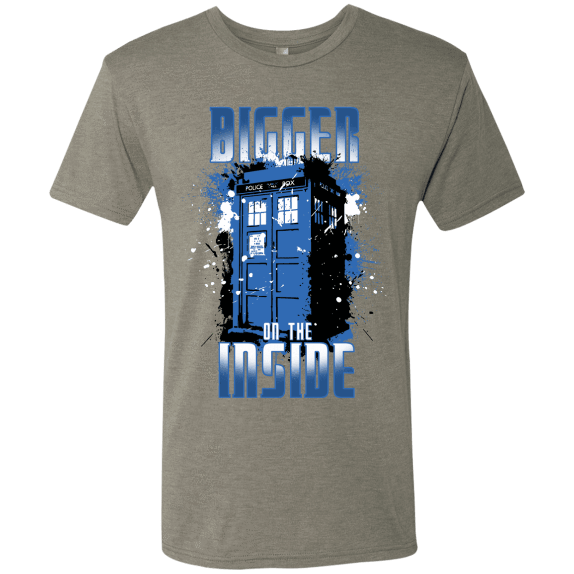 T-Shirts Venetian Grey / S Bigger on the Inside Men's Triblend T-Shirt