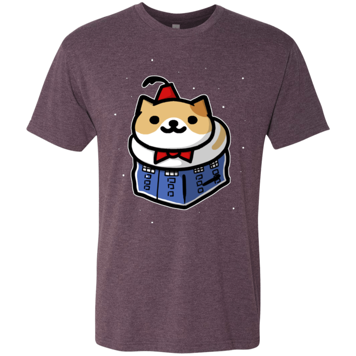 T-Shirts Vintage Purple / Small Bigger On The Inside Men's Triblend T-Shirt