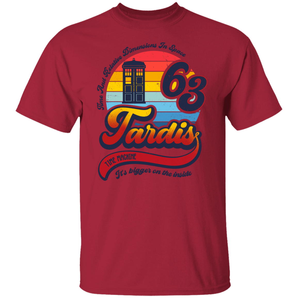 T-Shirts Cardinal / S Bigger On The Inside T-Shirt