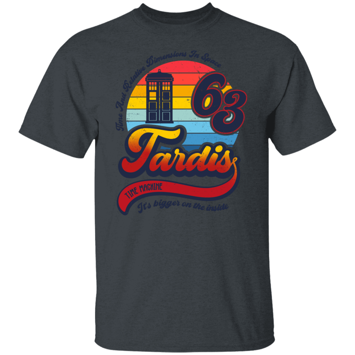 T-Shirts Dark Heather / S Bigger On The Inside T-Shirt