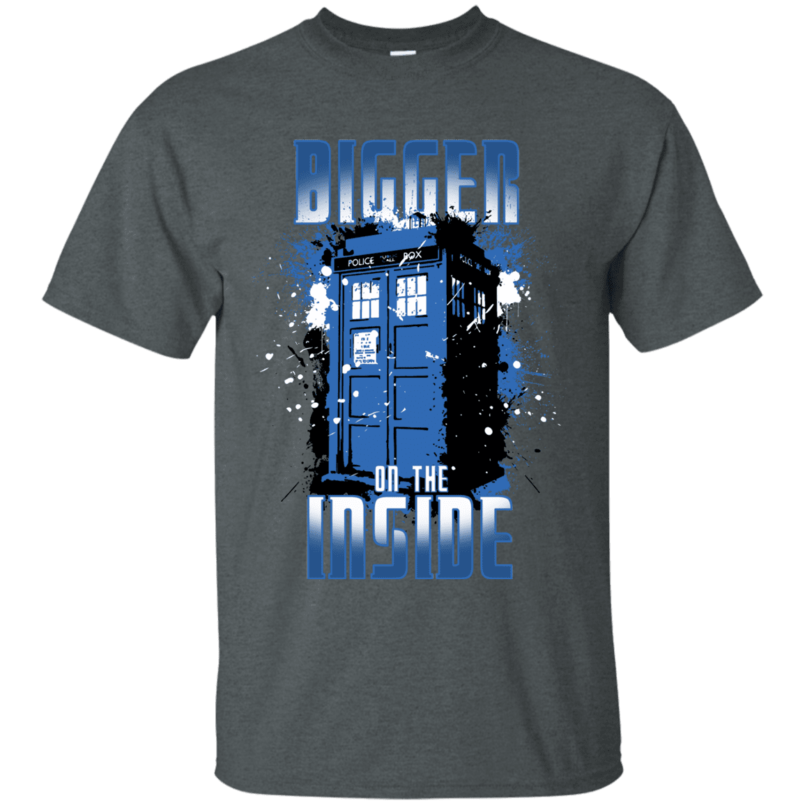 T-Shirts Dark Heather / S Bigger on the Inside T-Shirt