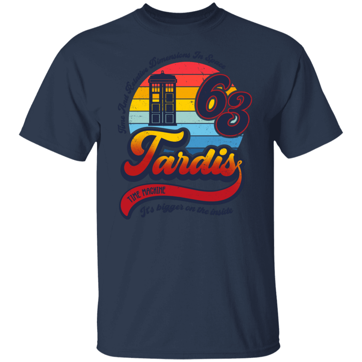 T-Shirts Navy / S Bigger On The Inside T-Shirt