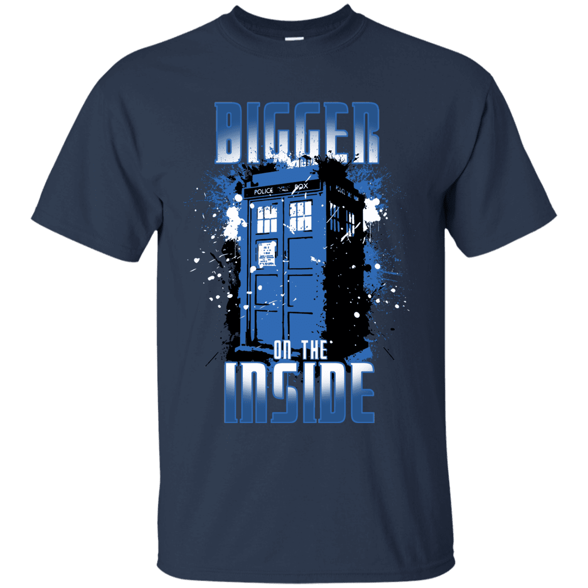 T-Shirts Navy / S Bigger on the Inside T-Shirt