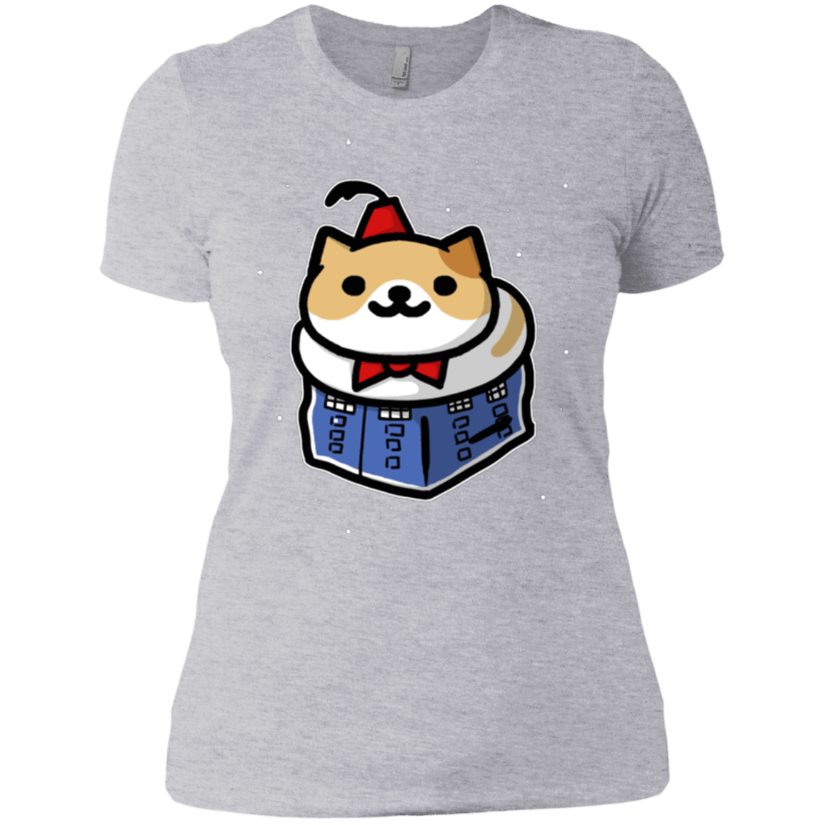 T-Shirts Heather Grey / X-Small Bigger On The Inside Women's Premium T-Shirt