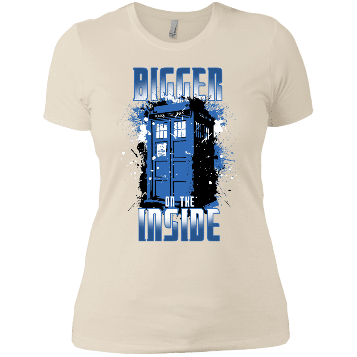 T-Shirts Ivory/ / X-Small Bigger on the Inside Women's Premium T-Shirt