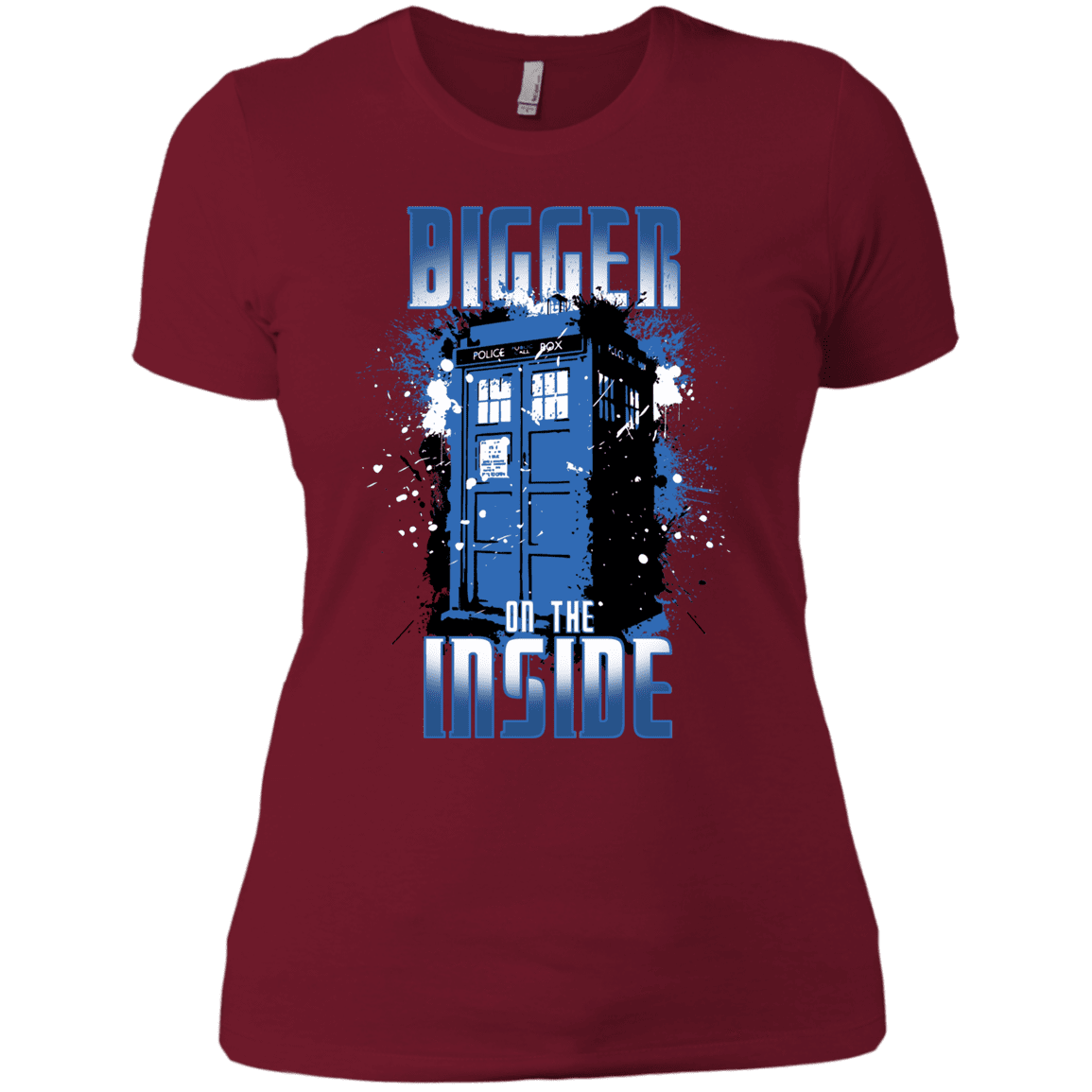 T-Shirts Scarlet / X-Small Bigger on the Inside Women's Premium T-Shirt