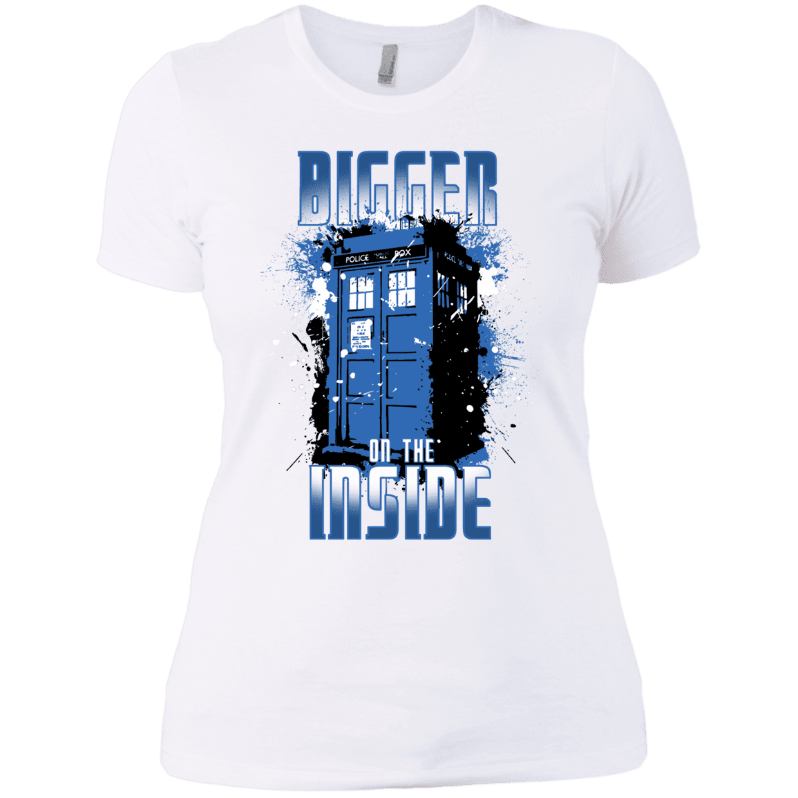 T-Shirts White / X-Small Bigger on the Inside Women's Premium T-Shirt