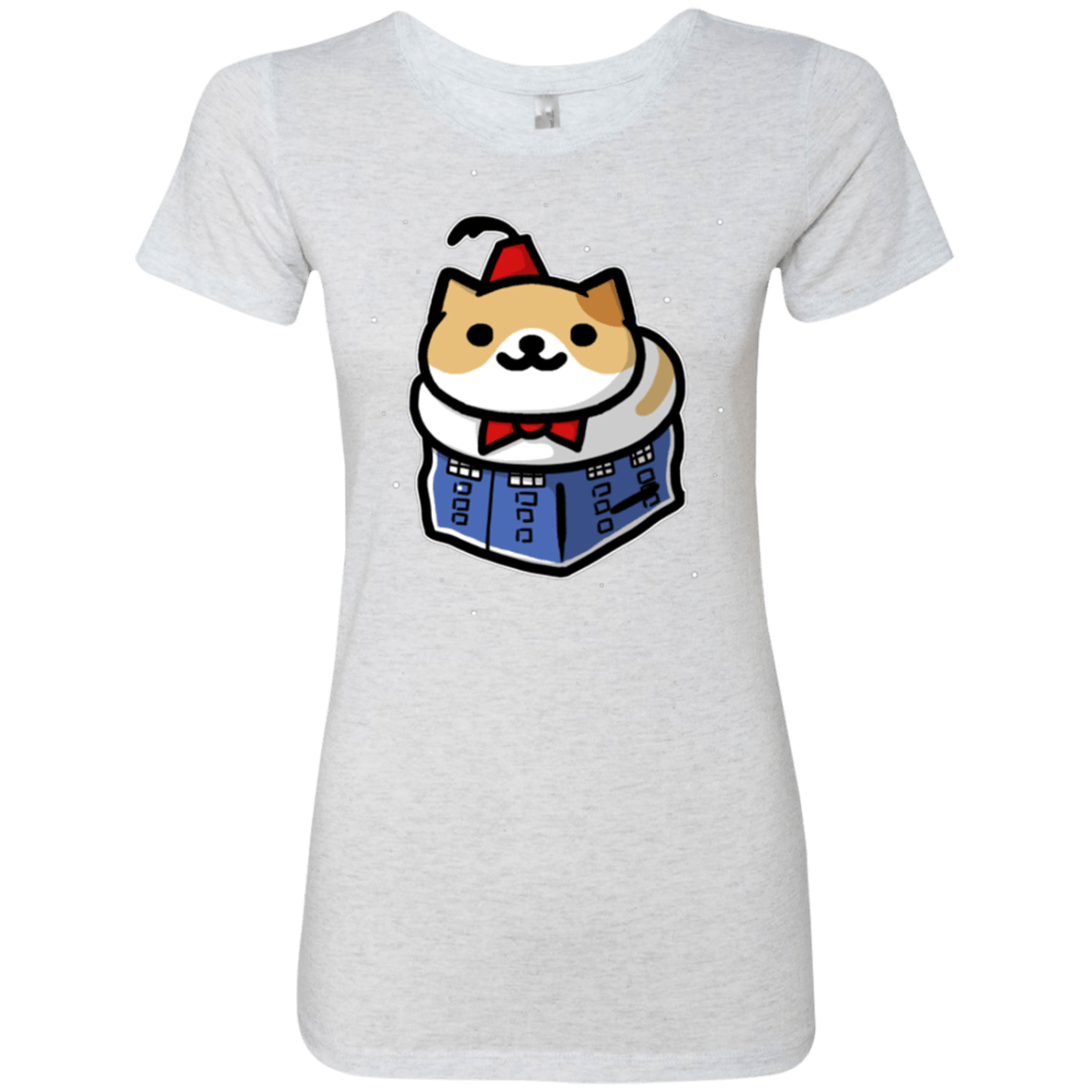 T-Shirts Heather White / Small Bigger On The Inside Women's Triblend T-Shirt