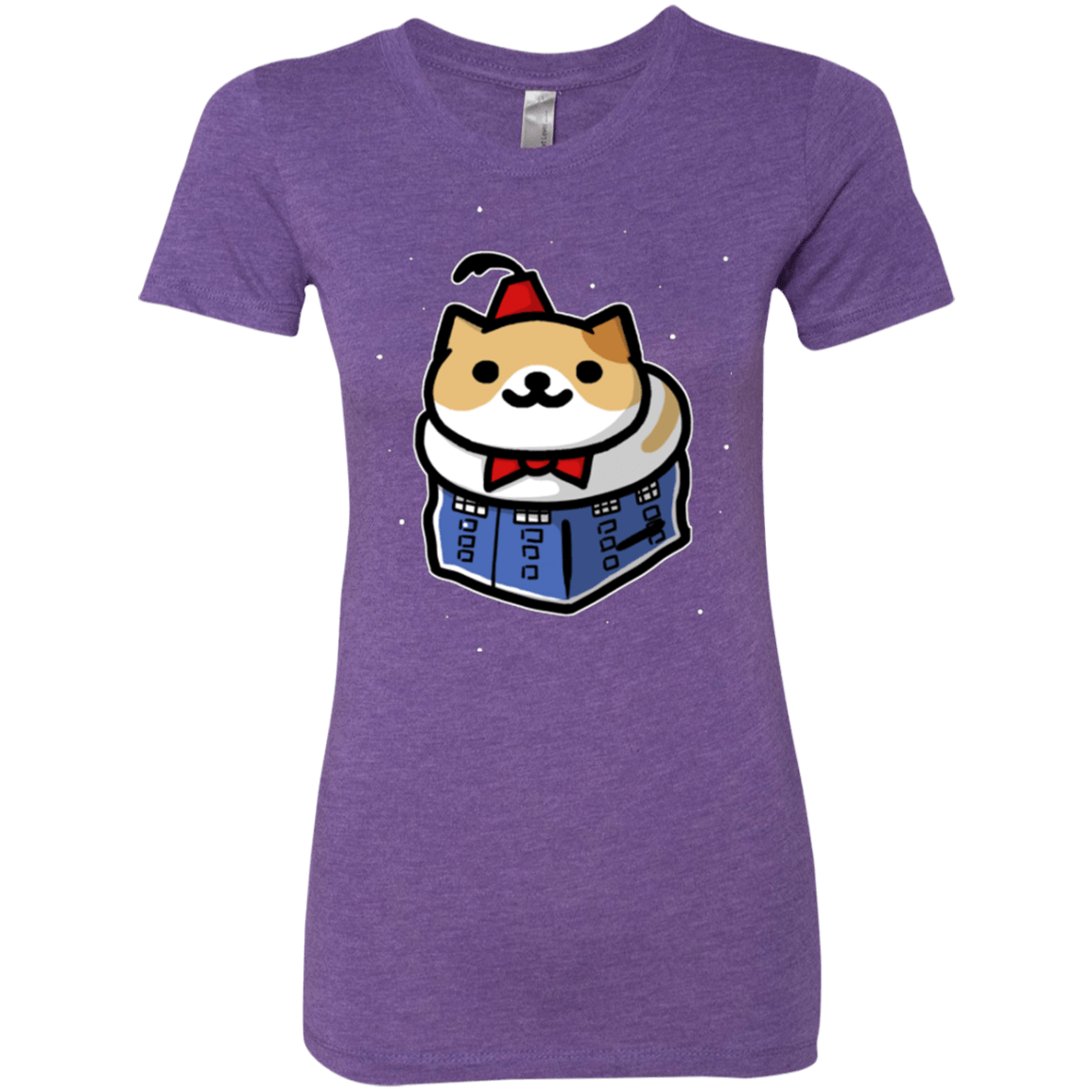 T-Shirts Purple Rush / Small Bigger On The Inside Women's Triblend T-Shirt