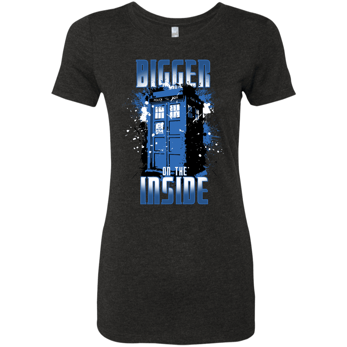 T-Shirts Vintage Black / S Bigger on the Inside Women's Triblend T-Shirt