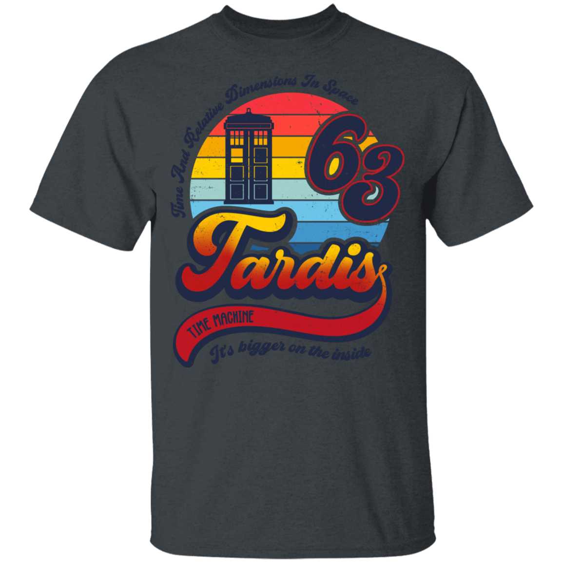 T-Shirts Dark Heather / YXS Bigger On The Inside Youth T-Shirt