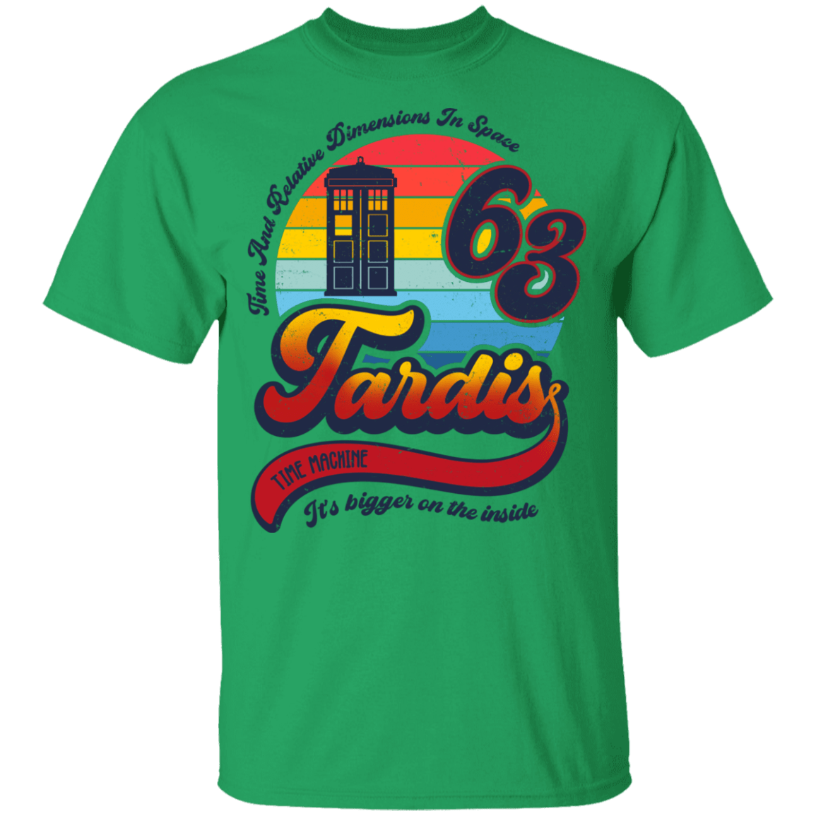 T-Shirts Irish Green / YXS Bigger On The Inside Youth T-Shirt