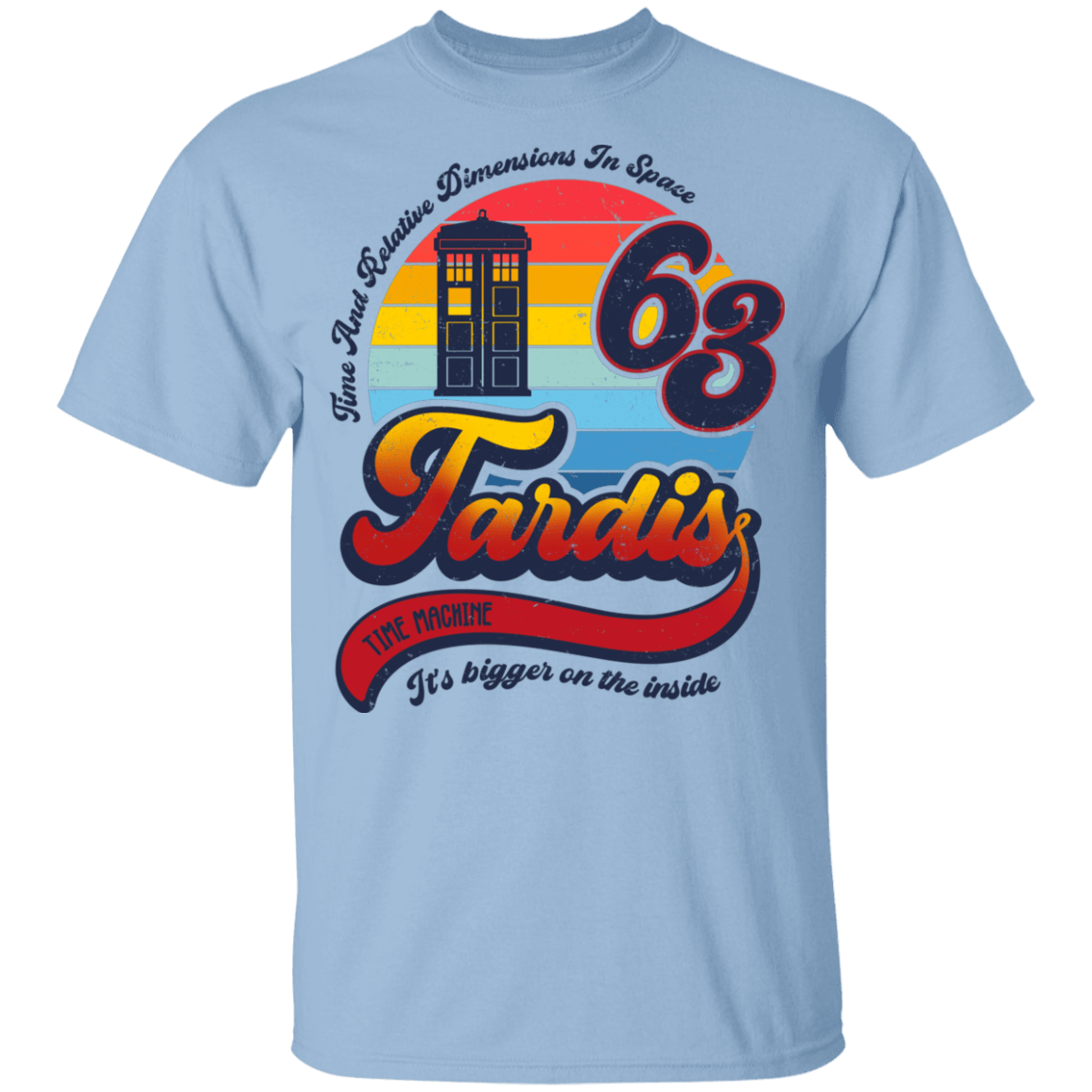 T-Shirts Light Blue / YXS Bigger On The Inside Youth T-Shirt