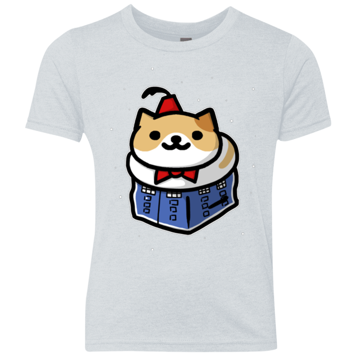 T-Shirts Heather White / YXS Bigger On The Inside Youth Triblend T-Shirt