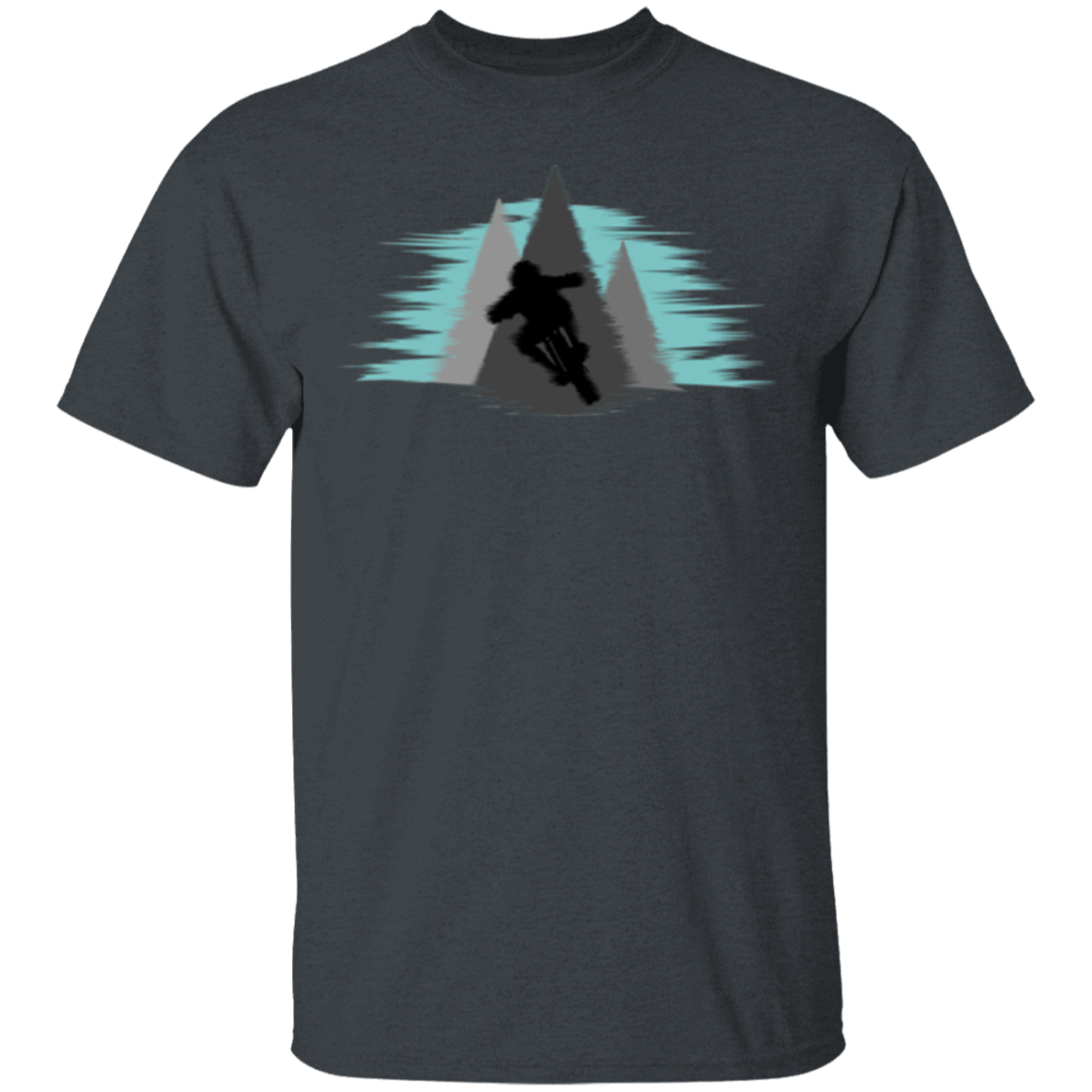 T-Shirts Dark Heather / S Bike Blur T-Shirt