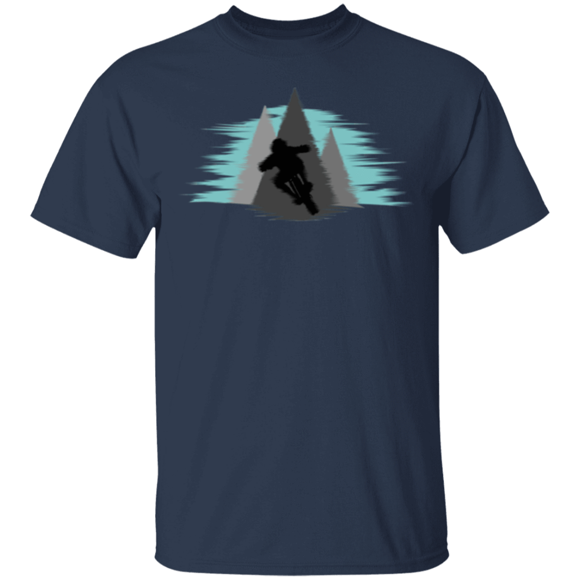 T-Shirts Navy / S Bike Blur T-Shirt