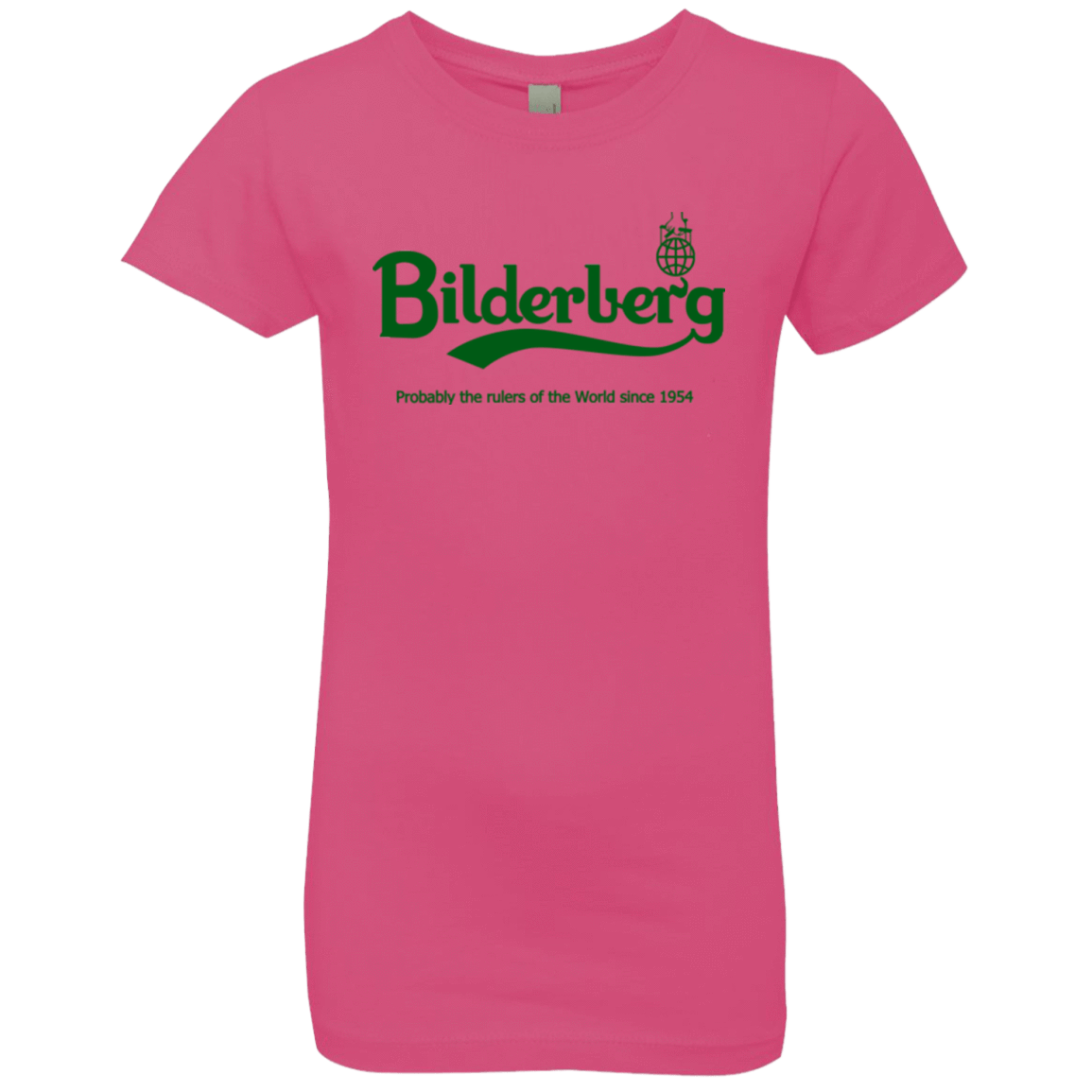 T-Shirts Hot Pink / YXS Bilderberg Girls Premium T-Shirt