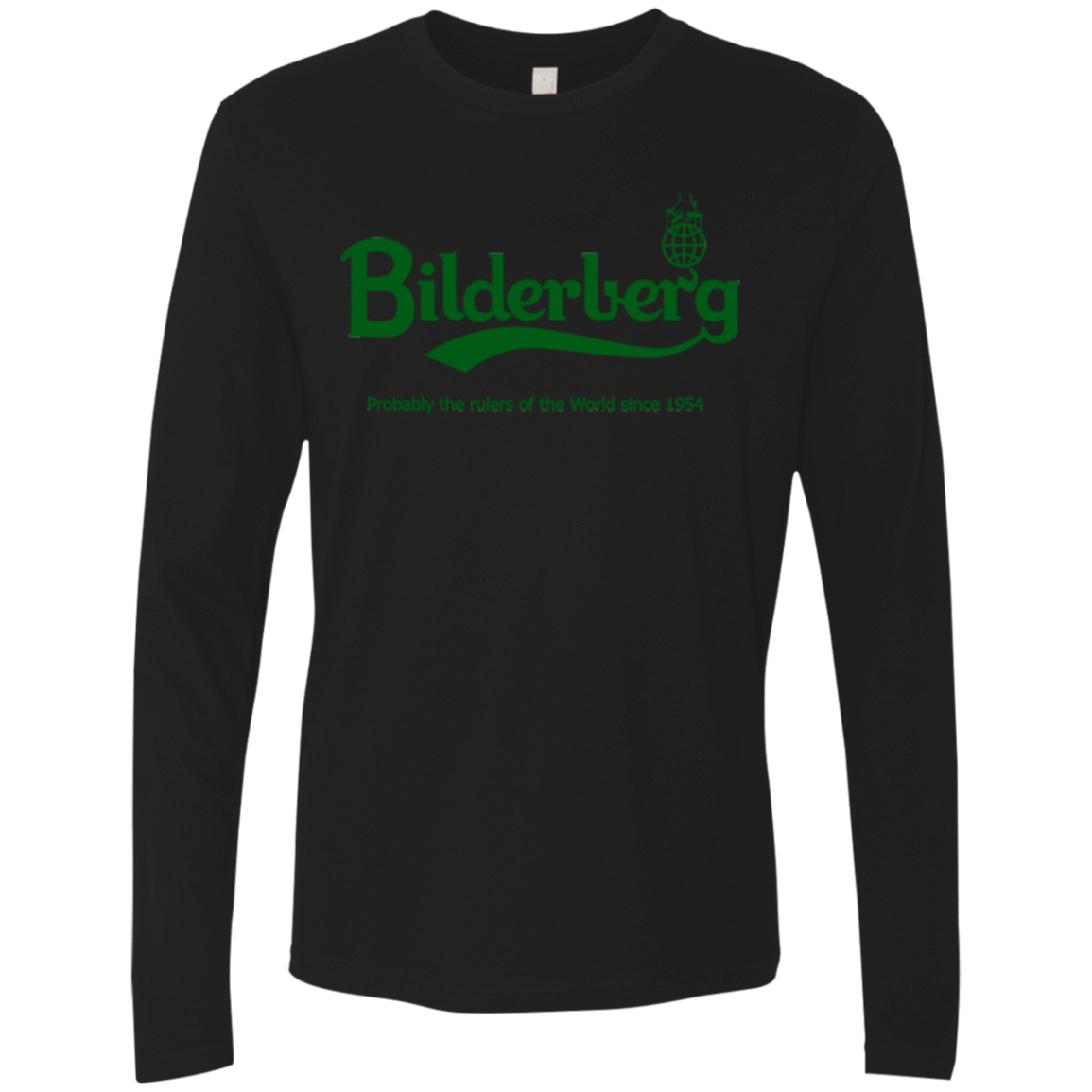 T-Shirts Black / Small Bilderberg Men's Premium Long Sleeve