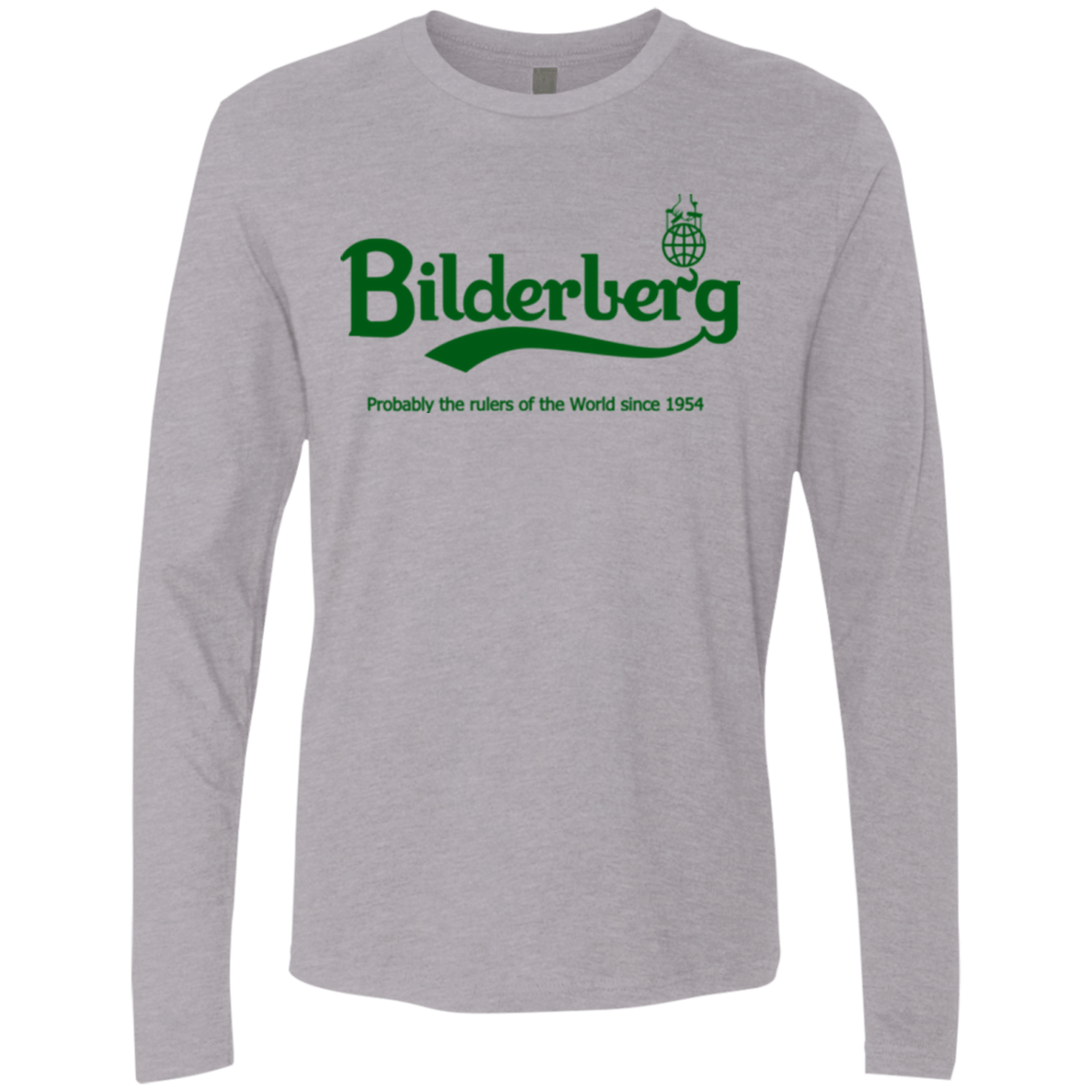 T-Shirts Heather Grey / Small Bilderberg Men's Premium Long Sleeve