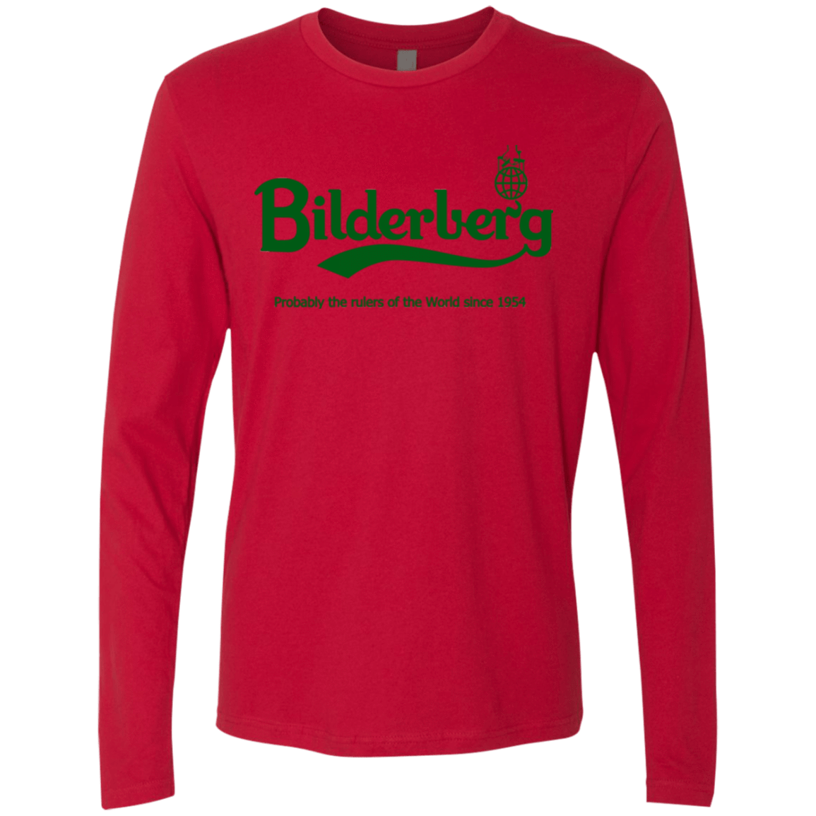 T-Shirts Red / Small Bilderberg Men's Premium Long Sleeve