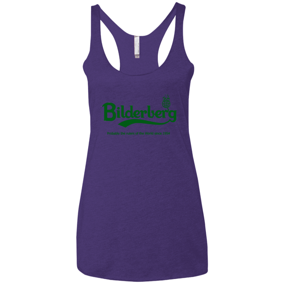 T-Shirts Purple / X-Small Bilderberg Women's Triblend Racerback Tank