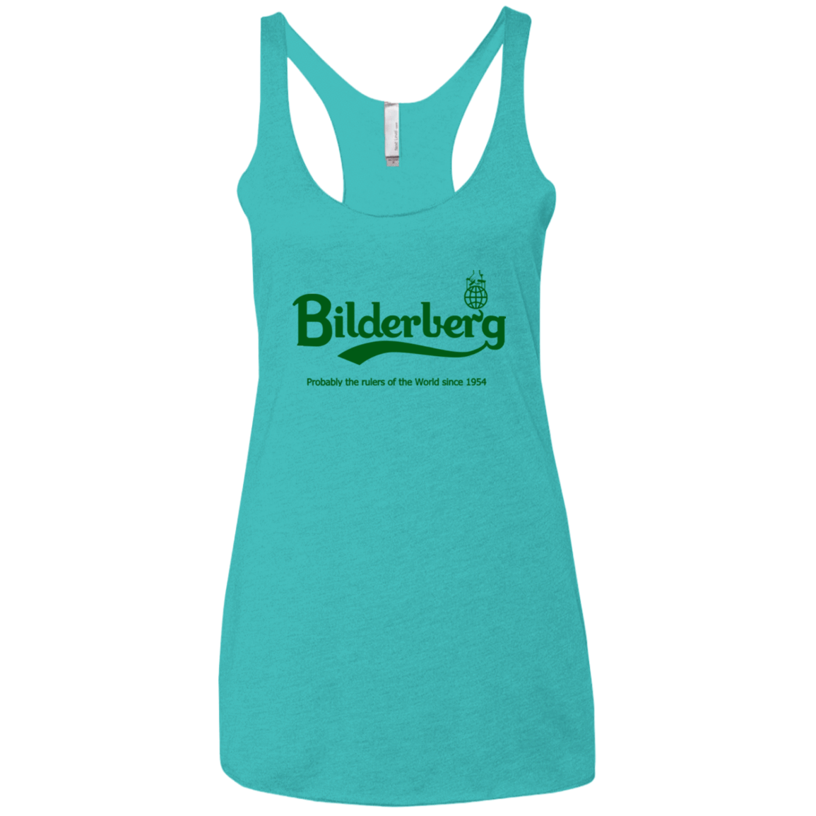 T-Shirts Tahiti Blue / X-Small Bilderberg Women's Triblend Racerback Tank