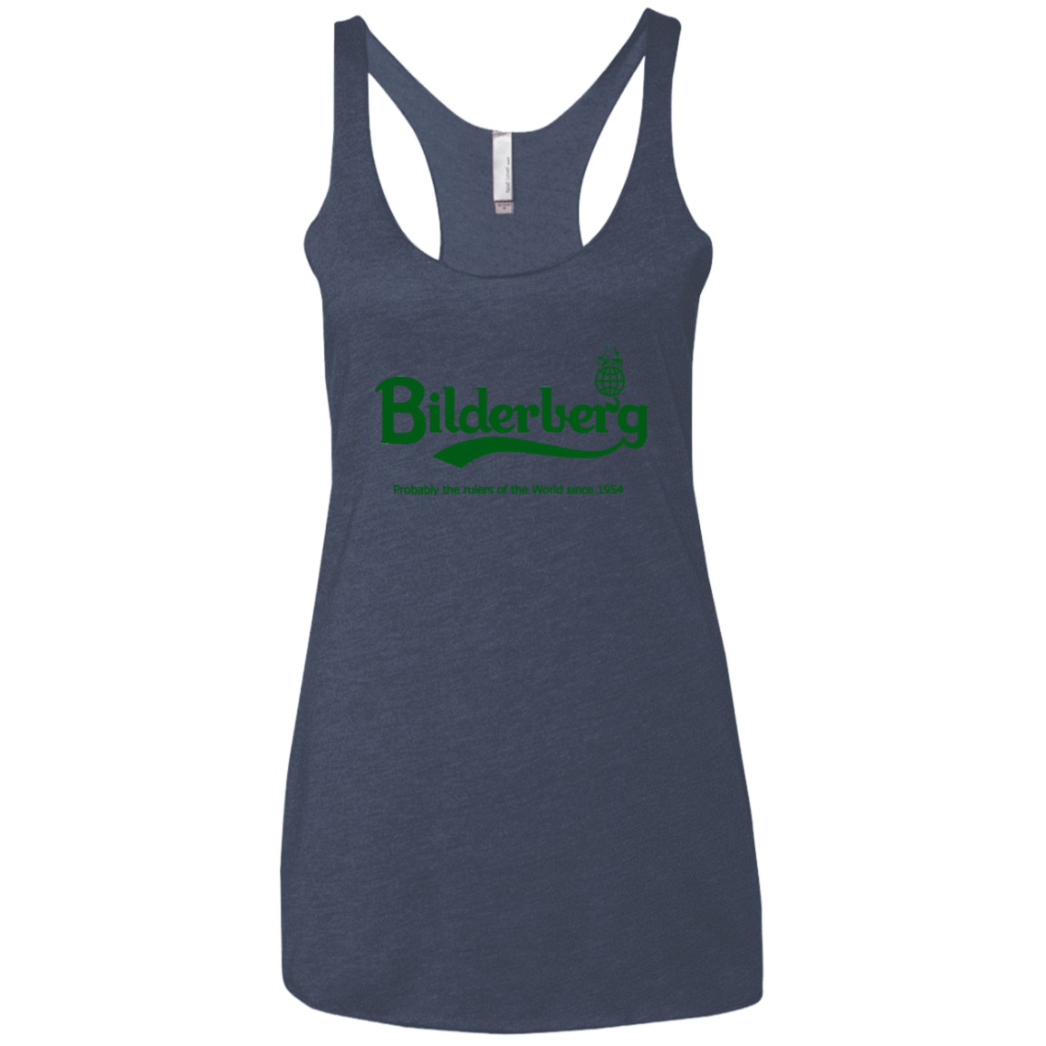 T-Shirts Vintage Navy / X-Small Bilderberg Women's Triblend Racerback Tank