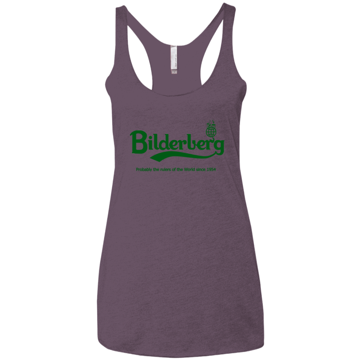 T-Shirts Vintage Purple / X-Small Bilderberg Women's Triblend Racerback Tank