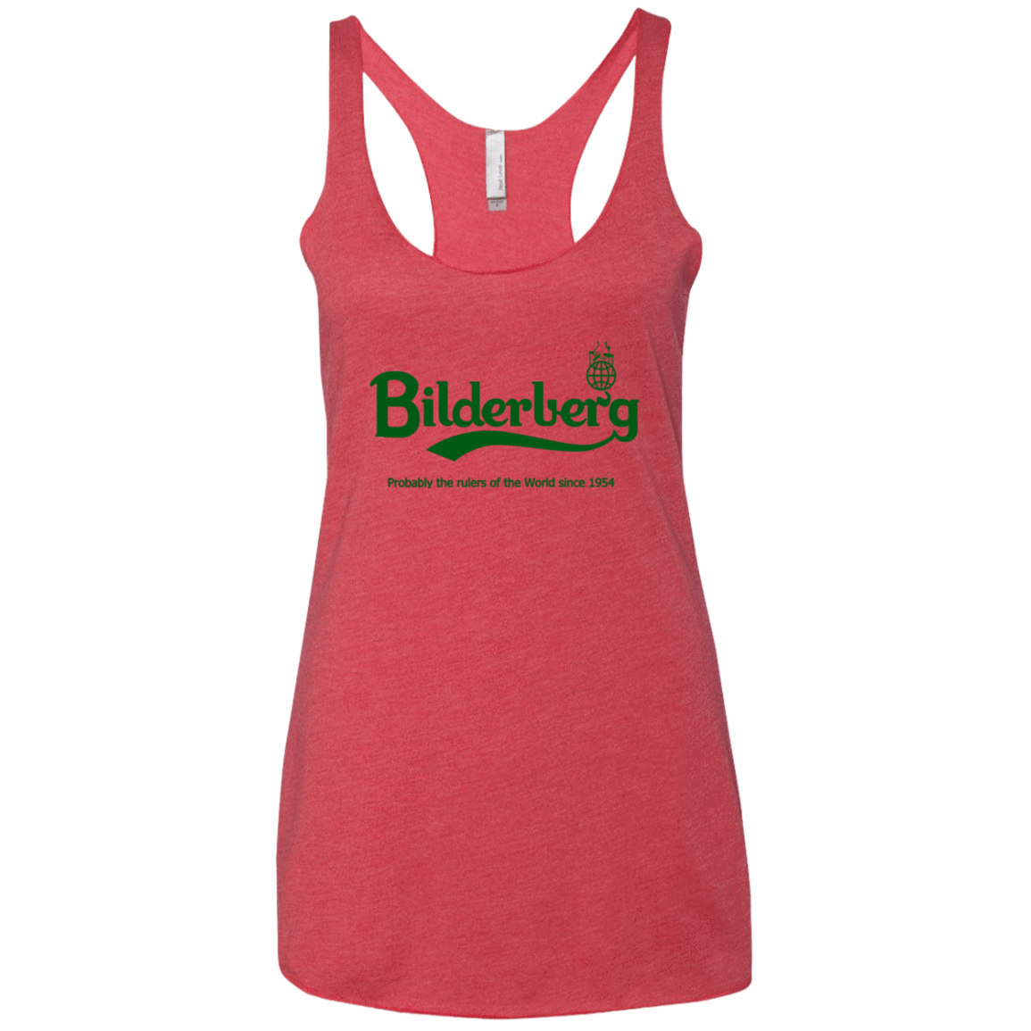 T-Shirts Vintage Red / X-Small Bilderberg Women's Triblend Racerback Tank