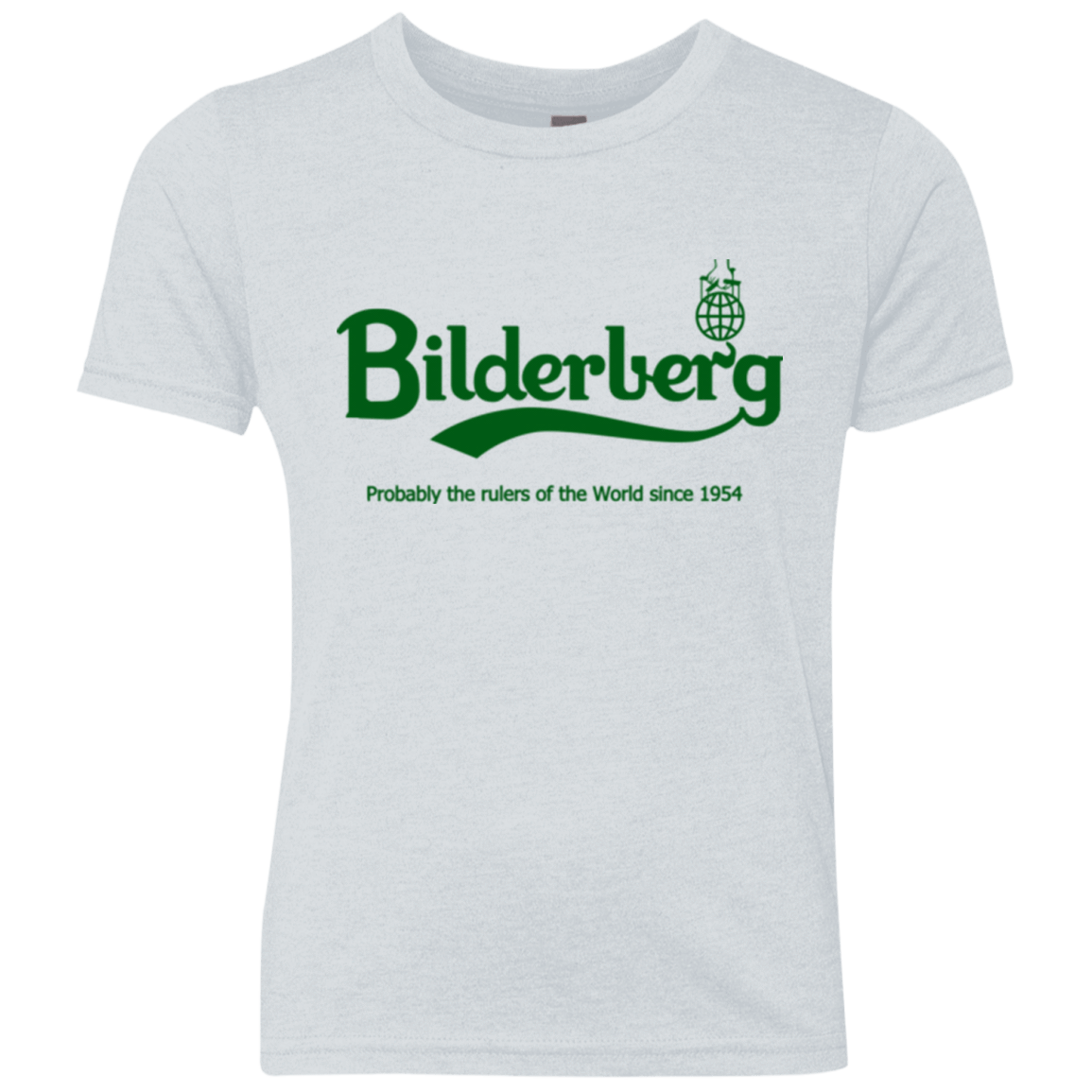 T-Shirts Heather White / YXS Bilderberg Youth Triblend T-Shirt