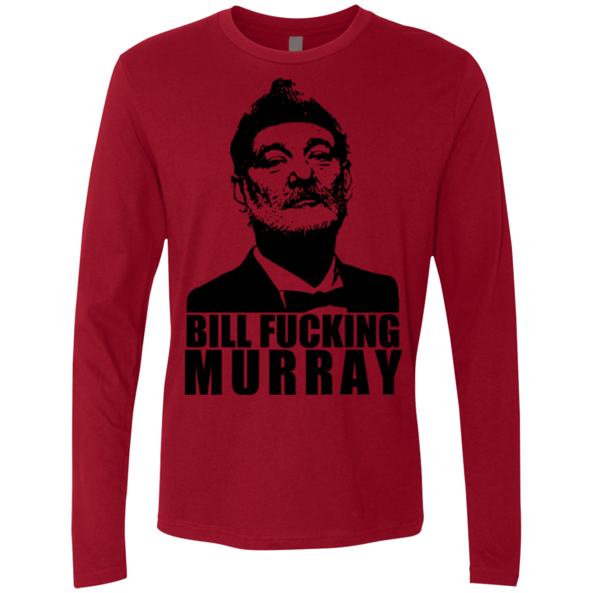 T-Shirts Cardinal / Small Bill fucking murray Men's Premium Long Sleeve