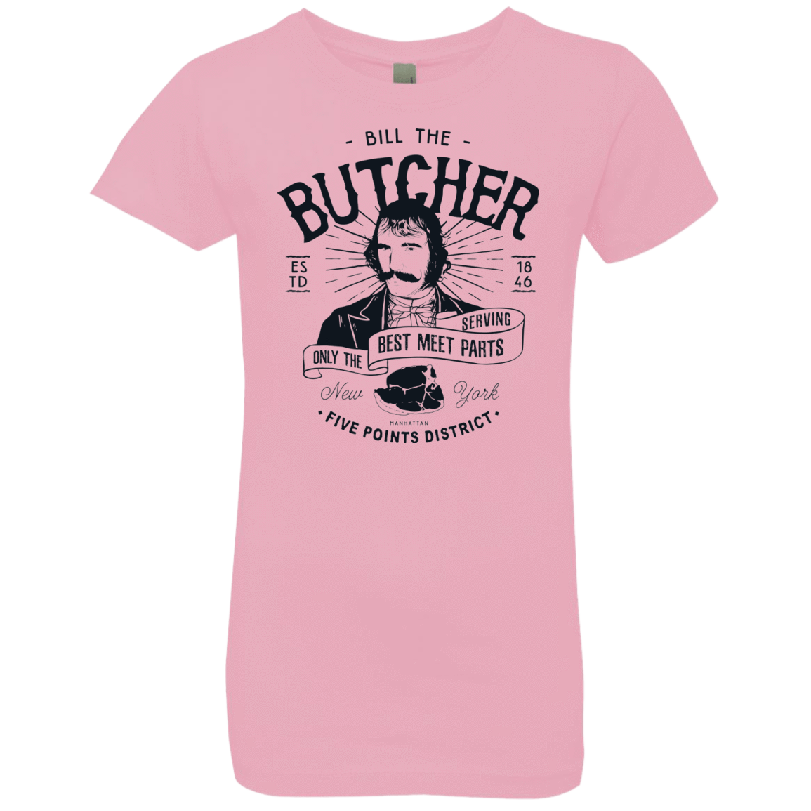 T-Shirts Light Pink / YXS Bill The Butcher Girls Premium T-Shirt